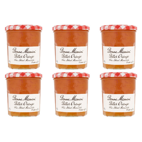 Bonne Maman Bitter Orange Fine Shred Marmalade (Bulk Buy Pack Of 6)