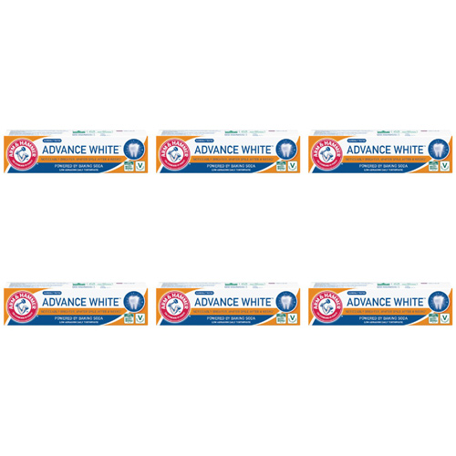 Arm And Hammer Advanced White Toothpaste (Bulk Buy Pack Of 6)