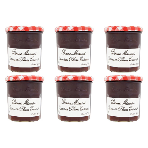 Bonne Maman Damson Plum Jam (Bulk Buy Pack Of 6)