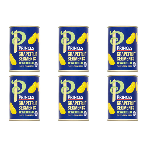 Princes Grapefruit In Juice (Bulk Buy Pack Of 6)