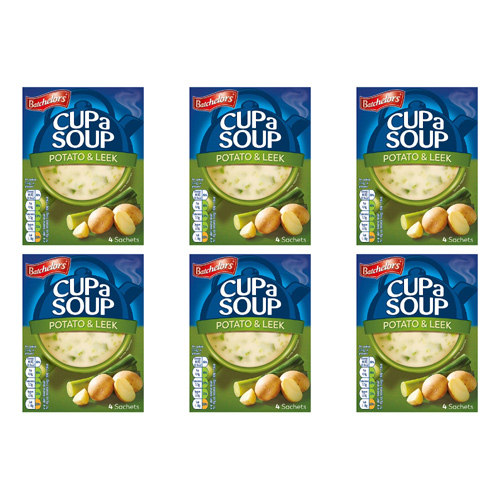 Batchelors Cup a Soup Creamy Potato & Leek (Bulk Buy Pack Of 6)