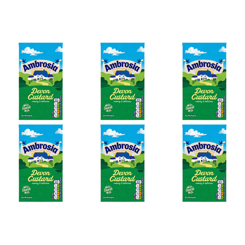 Ambrosia Ready To Serve Custard (Bulk Buy Pack Of 6)