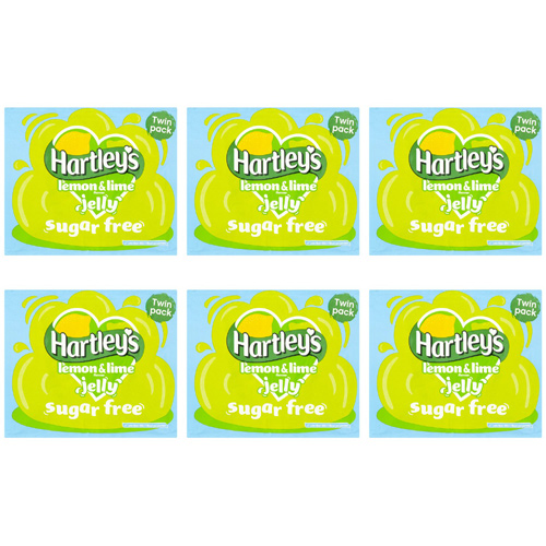 Hartleys Sugar Free Lemon and Lime Jelly (Bulk Buy Pack Of 6)