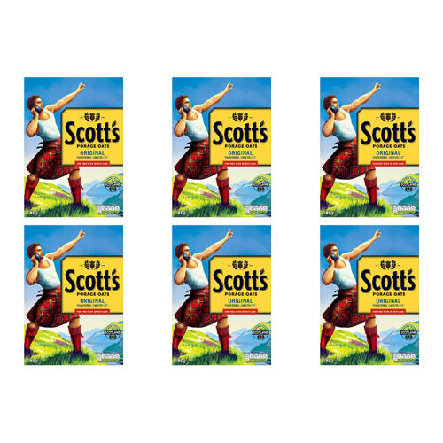 Scotts Porage Oats (Bulk Buy Pack Of 6)