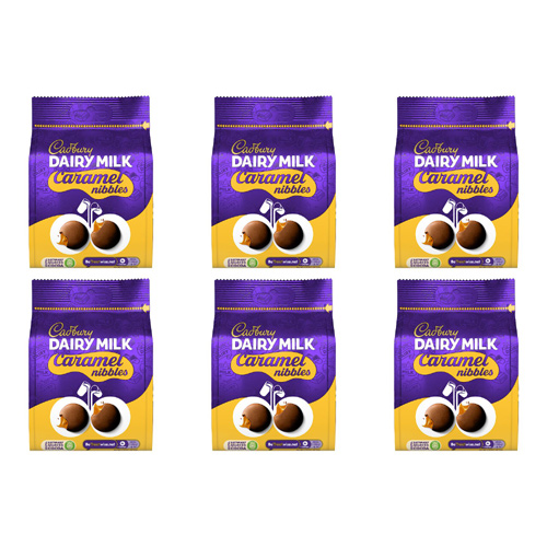Cadbury Caramel Nibbles (Bulk Buy Pack Of 6)