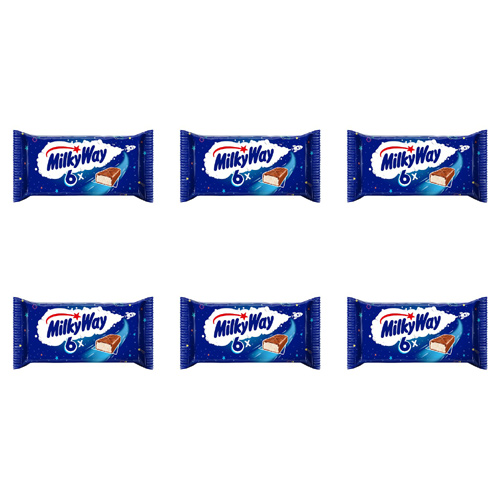 Milky Way 6 Pack (Bulk Buy Pack Of 6)