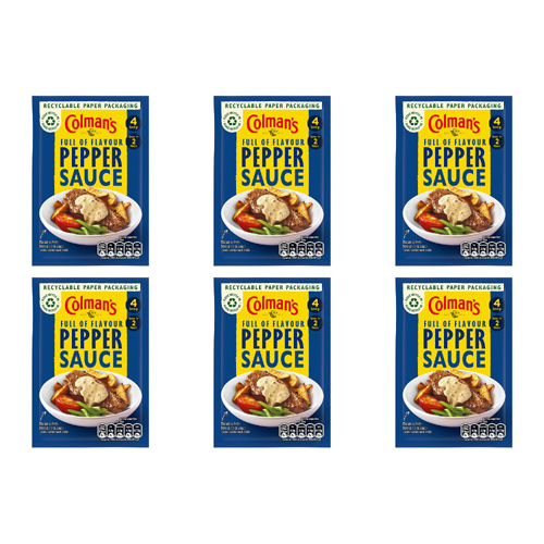 Colmans Pepper Sauce Mix (Bulk Buy Pack Of 6)
