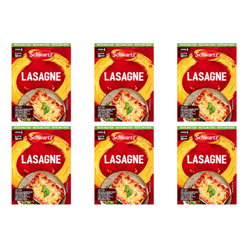Schwartz Lasagne Mix (Bulk Buy Pack Of 6)