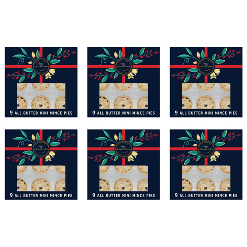 Marks and Spencer Collection All Butter Mini Mince Pies (Bulk Buy Pack Of 6)