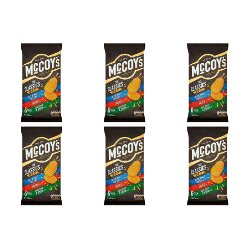 McCoys Classic Variety 6 Pack (Bulk Buy Pack Of 6)