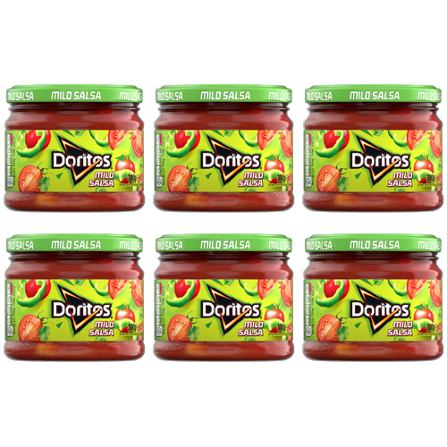 Doritos Mild Salsa Dip (Bulk Buy Pack Of 6)