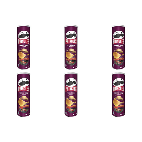Pringles Texas BBQ (Bulk Buy Pack Of 6)