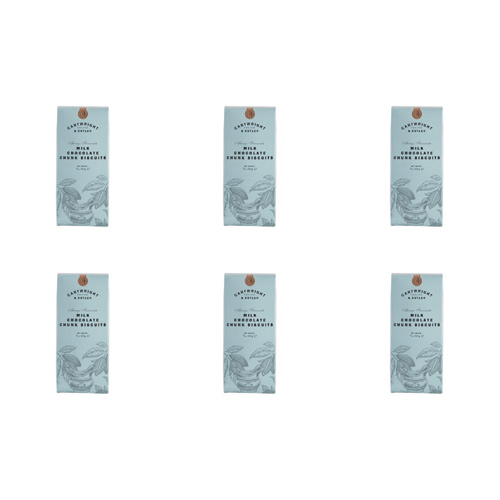 Cartwright & Butler Milk Chocolate Chunk Biscuits (Bulk Buy Pack Of 6)
