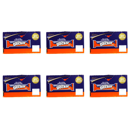 Cadbury Double Decker - 48 x 54.5g (Bulk Buy Pack Of 6)