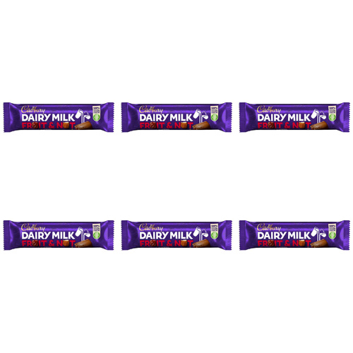 Cadbury Fruit and Nut Standard (Bulk Buy Pack Of 6)