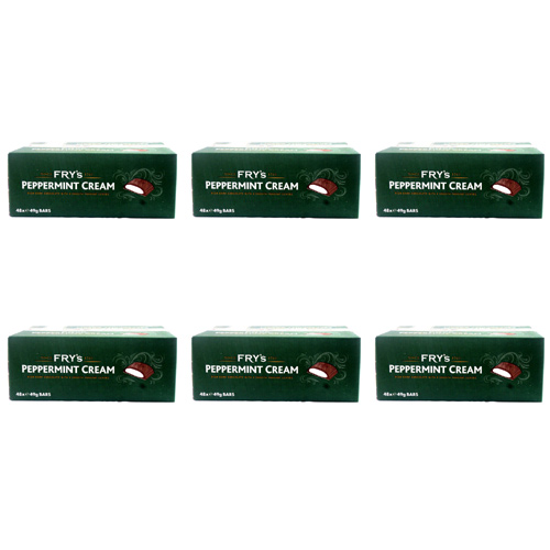 Frys Peppermint Cream - 48 x 49g (Bulk Buy Pack Of 6)