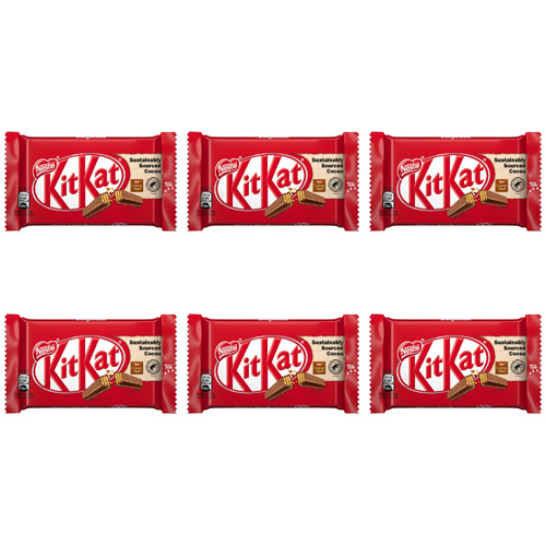 Nestle Kit Kat 4 Fingers (Bulk Buy Pack Of 6)