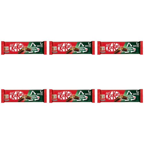 Kit Kat 2 Finger Dark Mint 9 Pack (Bulk Buy Pack Of 6)