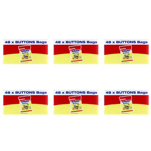 Nestle Milkybar Button Bag - 48 x 30g (Bulk Buy Pack Of 6)
