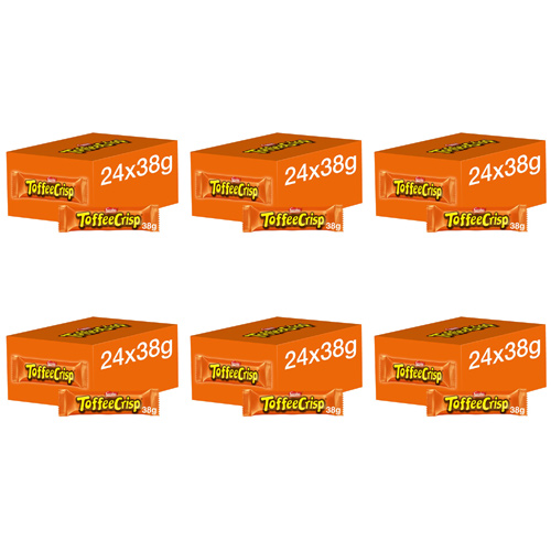 Nestle Toffee Crisp - 24 x 38g (Bulk Buy Pack Of 6)