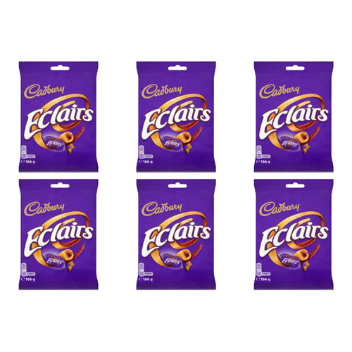 Cadbury Chocolate Eclairs (Bulk Buy Pack Of 6)