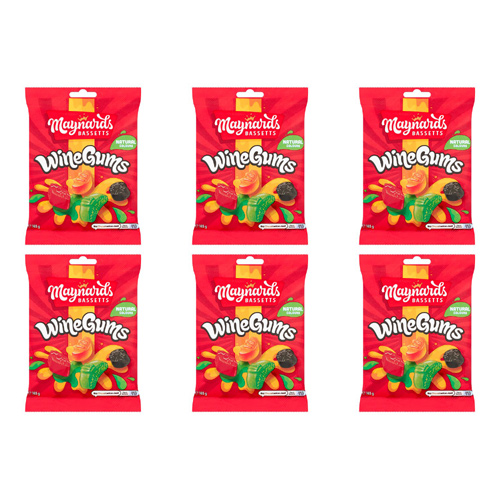 Maynards Wine Gums (Bulk Buy Pack Of 6)