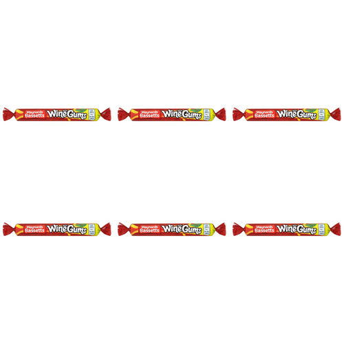 Maynards Wine Gums Roll (Bulk Buy Pack Of 6)