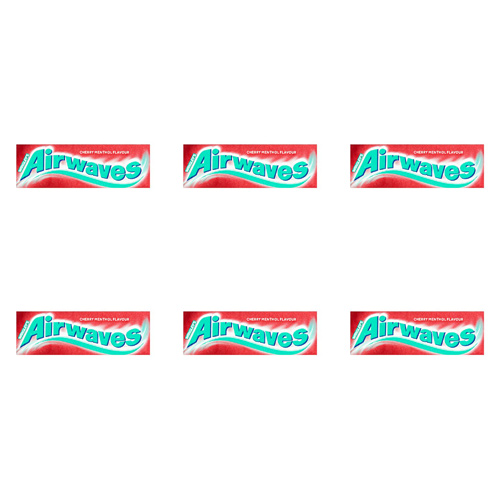 Wrigleys Airwaves Cherry Menthol (Bulk Buy Pack Of 6)