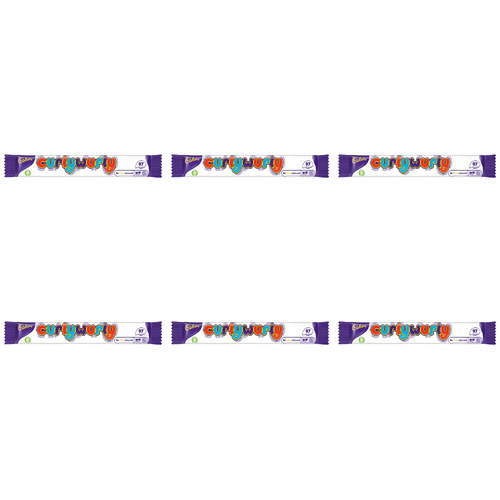 Cadbury Curly Wurly (Bulk Buy Pack Of 6)