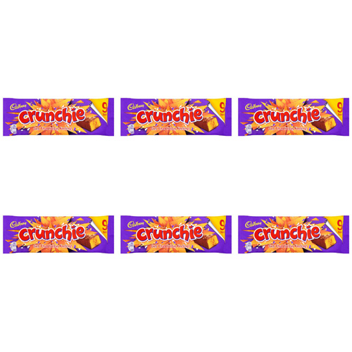 Cadbury Crunchie Treat Bar 9pk (Bulk Buy Pack Of 6)