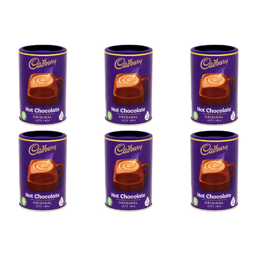 Cadbury Fairtrade Drinking Chocolate Add Milk (Bulk Buy Pack Of 6)