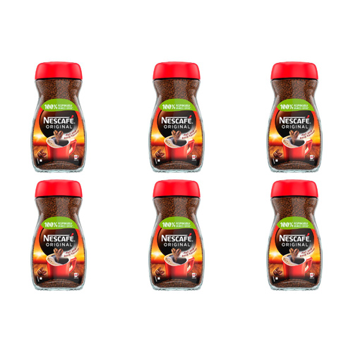 Nescafe Original Coffee Large (Bulk Buy Pack Of 6)