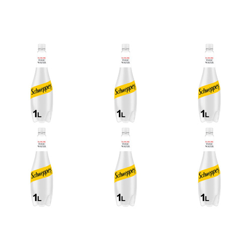 Schweppes Indian Slimline Tonic Water (Bulk Buy Pack Of 6)
