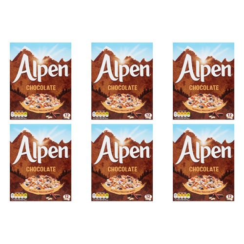 Alpen Chocolate Muesli (Bulk Buy Pack Of 6)