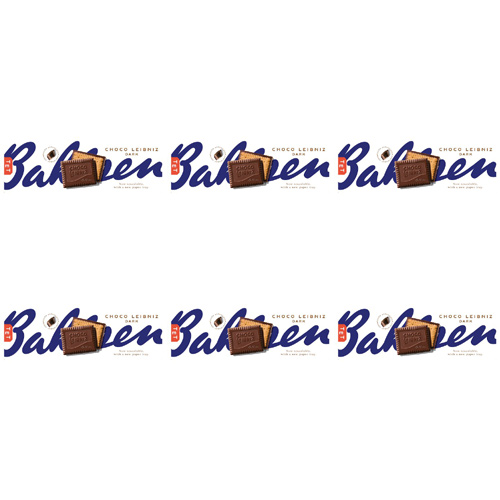 Bahlsen Choco Leibniz Dark (Bulk Buy Pack Of 6)