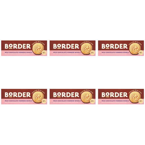 Border Light & Chocolatey Viennese Whirls (Bulk Buy Pack Of 6)