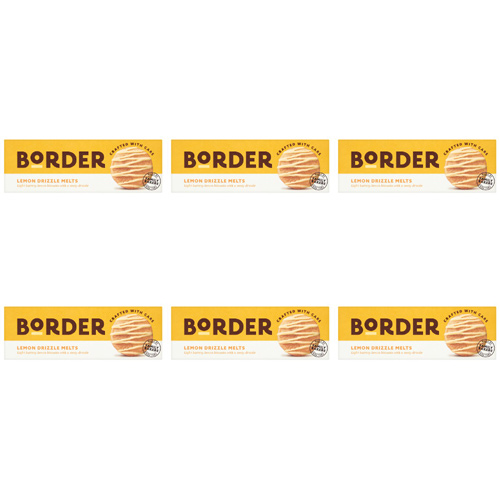 Border Lemon Drizzle Melts (Bulk Buy Pack Of 6)