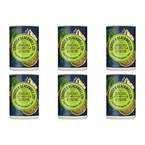 Crosse and Blackwell Broccoli and Stilton Soup (Bulk Buy Pack Of 6)