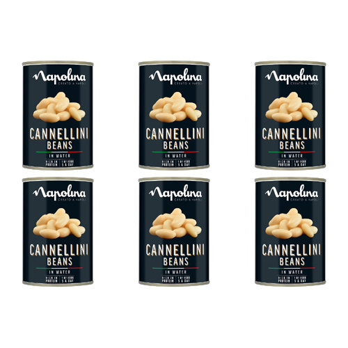 Napolina Cannellini Beans (Bulk Buy Pack Of 6)