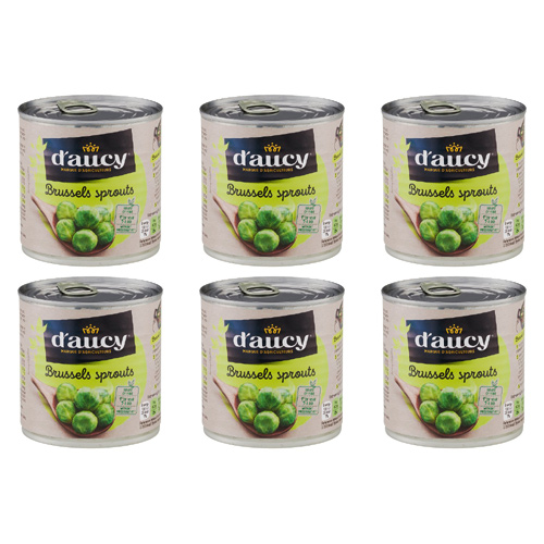 D'aucy Brussel Sprouts (Bulk Buy Pack Of 6)