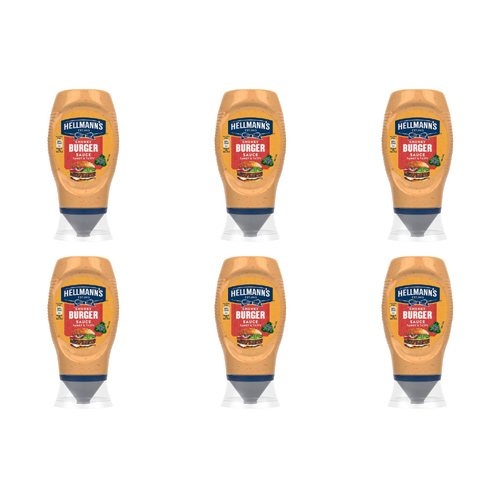 Hellmanns Chunky Burger Sauce (Bulk Buy Pack Of 6)