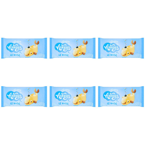 Askeys Wafers 48 Pack (Bulk Buy Pack Of 6)