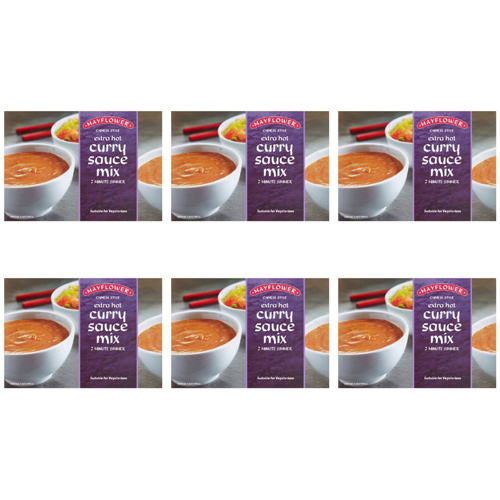 Mayflower Chinese Style Extra Hot Curry Sauce Mix (Bulk Buy Pack Of 6)