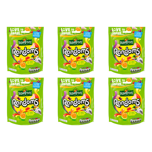 Rowntrees Randoms Pouch (Bulk Buy Pack Of 6)