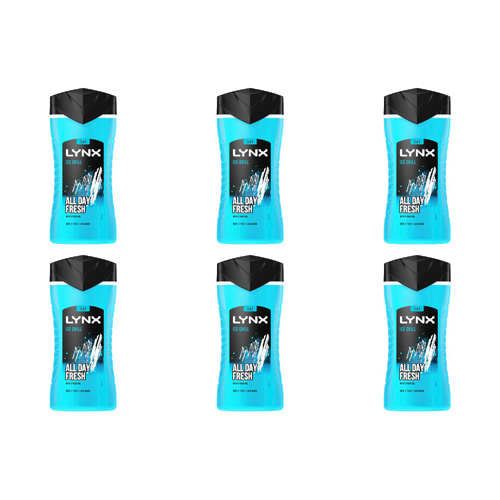Lynx Shower Gel Ice Chill (Bulk Buy Pack Of 6)