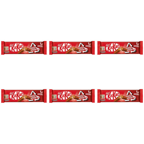 Kit Kat 2 Finger Milk 9 Pack (Bulk Buy Pack Of 6)