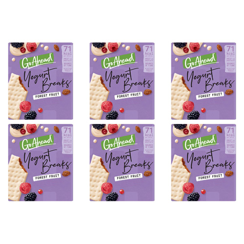 McVities Go Ahead Yogurt Breaks Forest Fruits (Bulk Buy Pack Of 6)