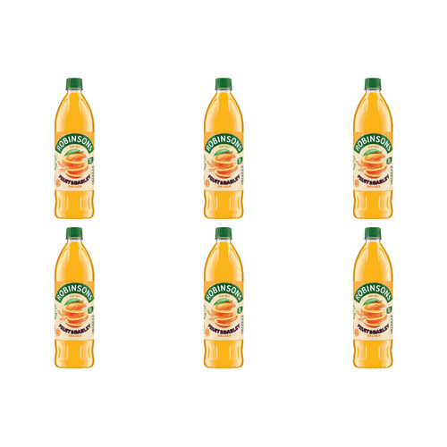 Robinsons Fruit & Barley Orange Squash (Bulk Buy Pack Of 6)