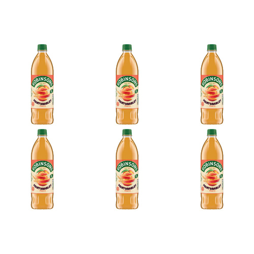 Robinsons Fruit & Barley Peach Squash (Bulk Buy Pack Of 6)
