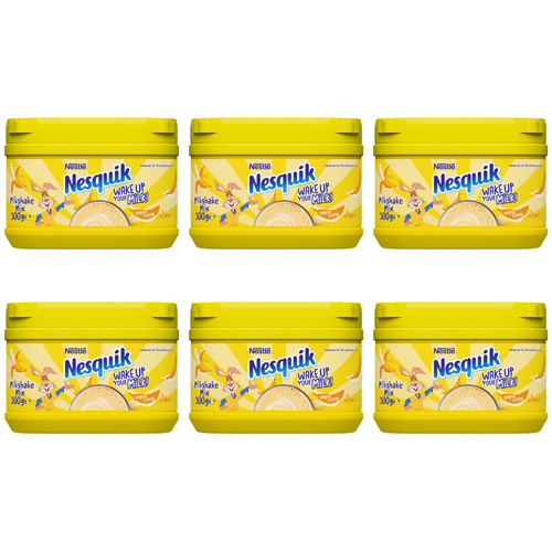 Nesquik Banana Milkshake Mix (Bulk Buy Pack Of 6)